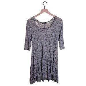 VNTG SURREALIST USA Y2K lace crochet see through festival mini dress 2